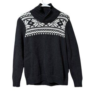 Oshkosh Bgosh Kids Youth Chunky Knit Sweater Boys Size 14 Cotton Winter Holiday